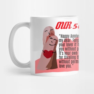 Happy Anniversary 50yr Mug